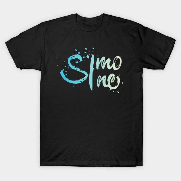 Simone Logo BoraBora T-Shirt by SIM1